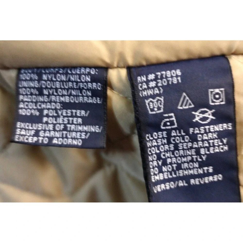 Tommy Hilfiger Jacket L Mens Size Large Vintage Coat Logo‎ RN 77806 Green